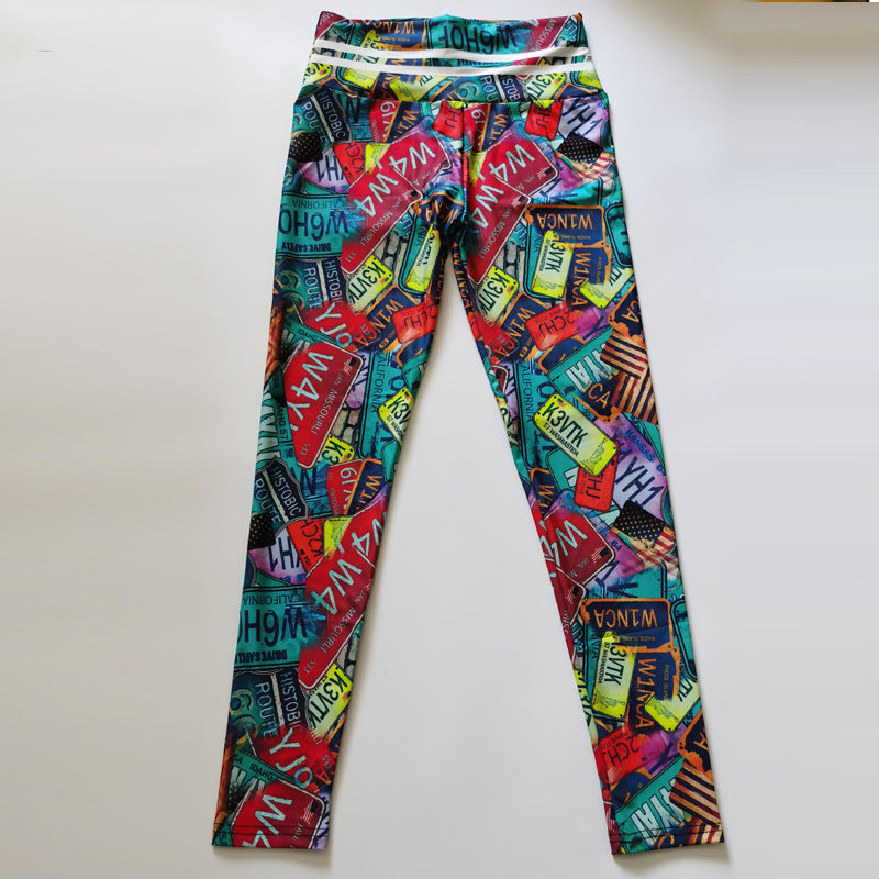 Upgrade Your Style with Women's Digital Print Yoga Pants