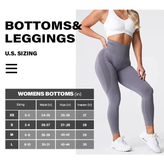 Seamless Yoga Pants High Waisted Gym Wear