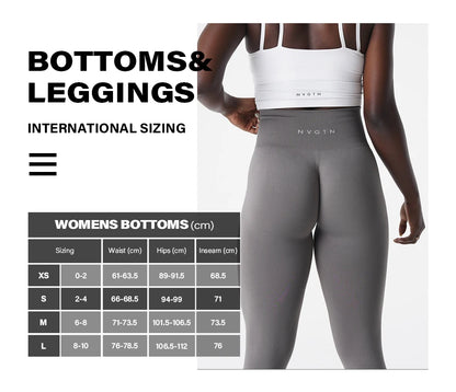 Upgrade Your Workout: Seamless Leggings with High Waist & Compressive Band