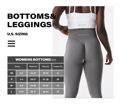 Upgrade Your Workout: Seamless Leggings with High Waist & Compressive Band
